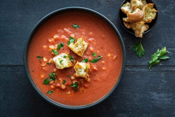 7. Crème de tomates et pâtes alphabet  - 1 litre