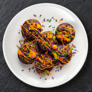 Brownie gourmand édition Halloween – 1 unité ou 6 unités